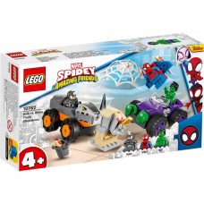 Lego Hulk Vs. Rhino Truck Showdown