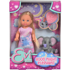 Evi Doll With Baby Elephant 12 Cm