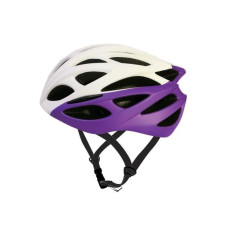 Bicycle Helmet Violet And White